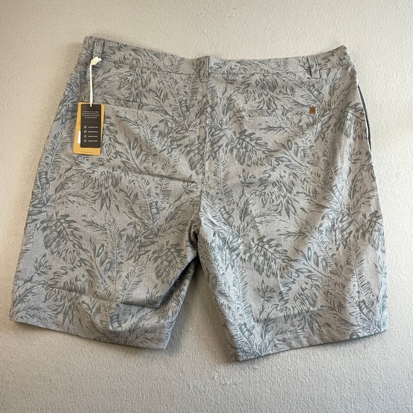 Travis Mathew Mens 42 Jaguar Heather Quiet Shade Floral Print Golf Shorts Flat - Picture 4 of 8